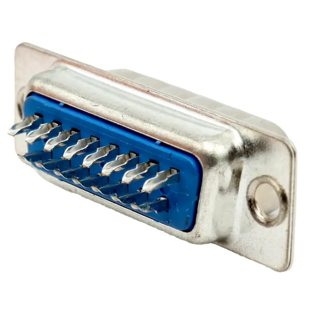 Conector DB15 Macho 2 Hileras 15 Pines Para Soldar | IPower Electronics